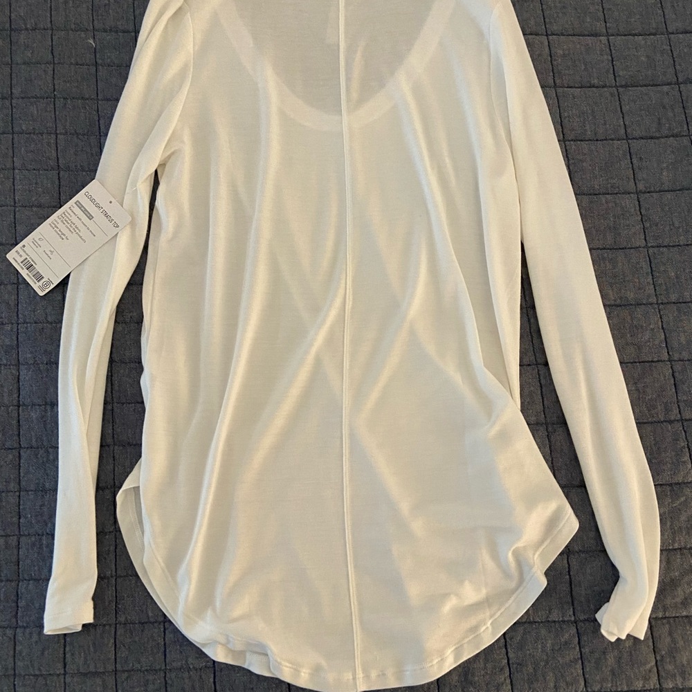 NWT Athleta Cloudlight Stratus Top - Small, White